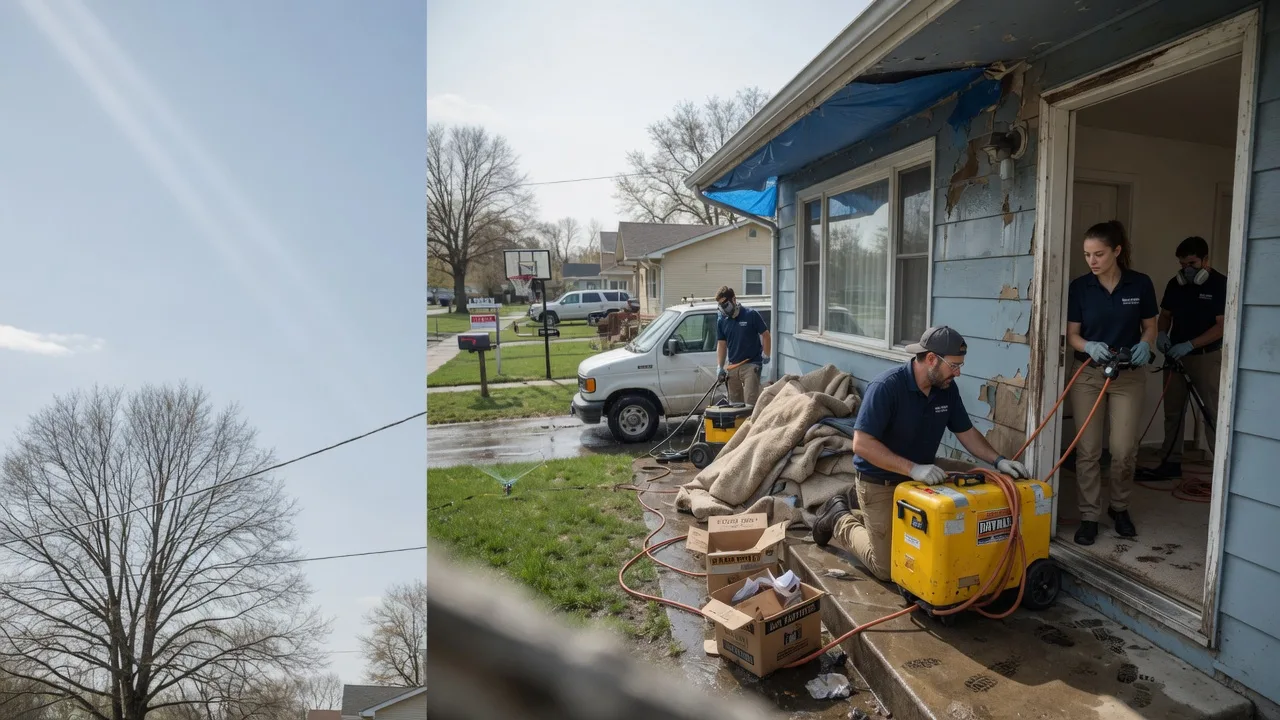 Basement Flood Cleanup in Frankfort, IL near me